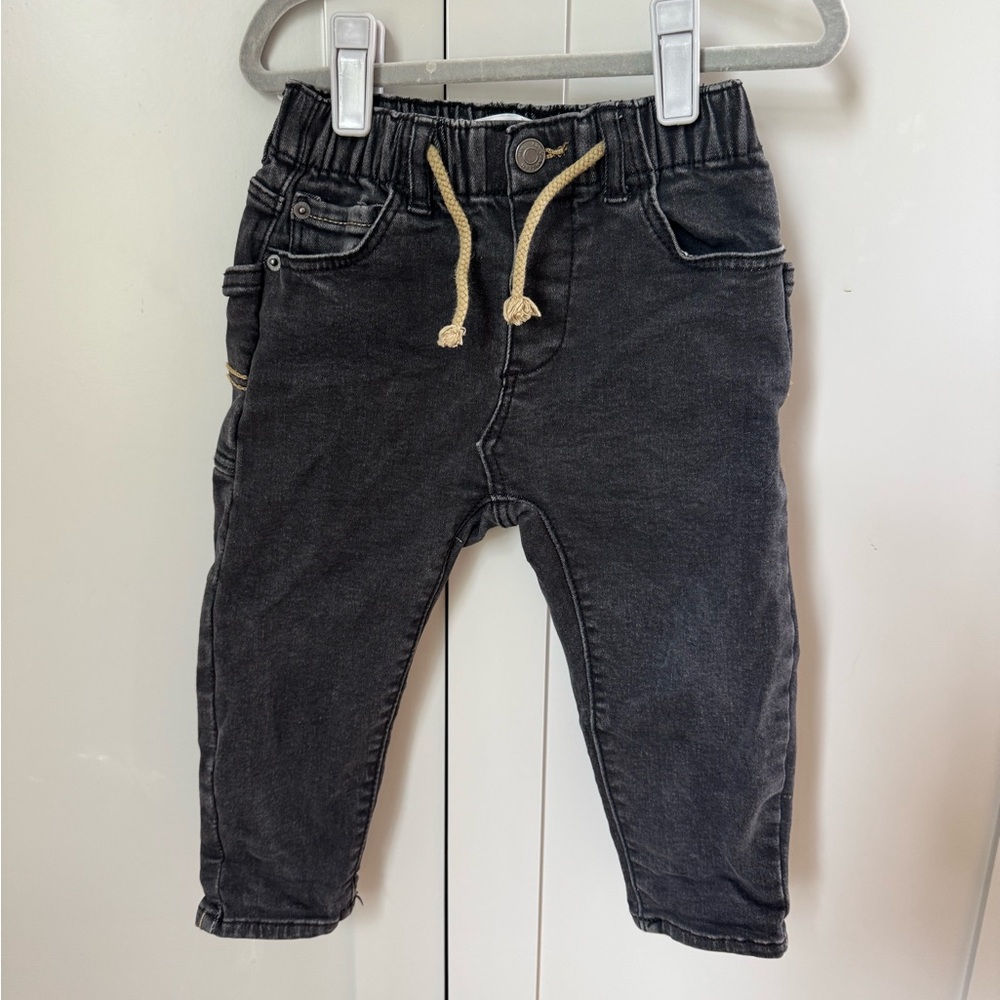 Stylish Black Kids Jogger Pants (ZARA, 18-24m)
